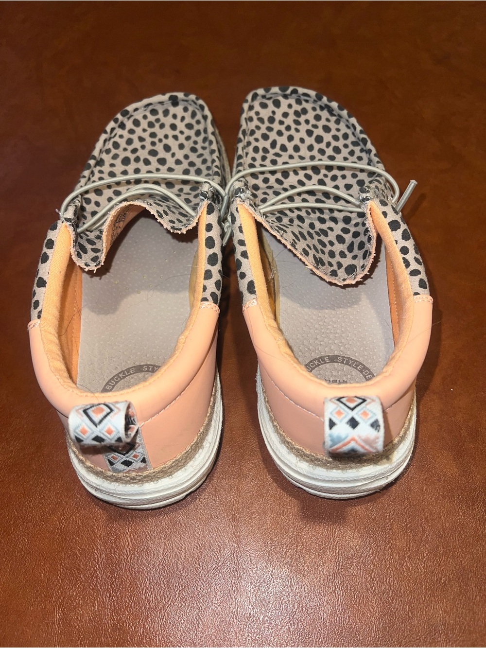 Hey Dude Cheetah Print Slip-On Shoes - Picture 2 of 3